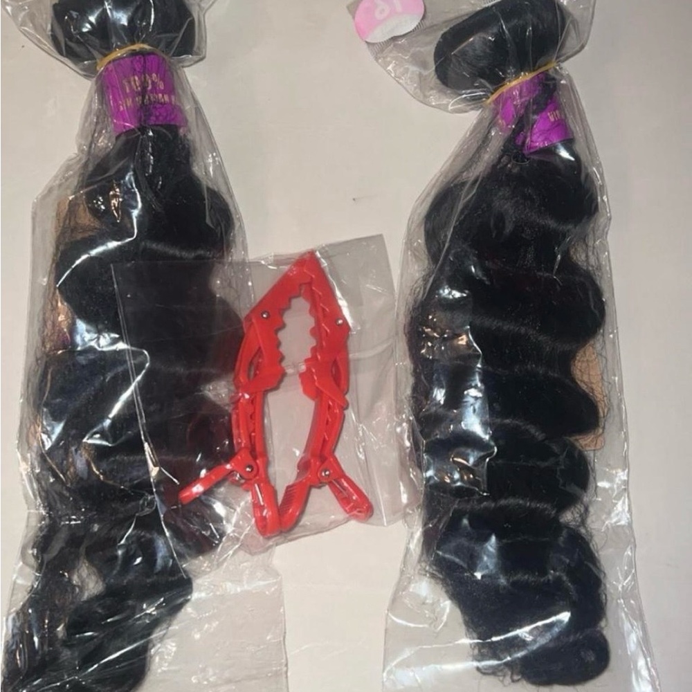 2 16 inch loose deep wave bundles